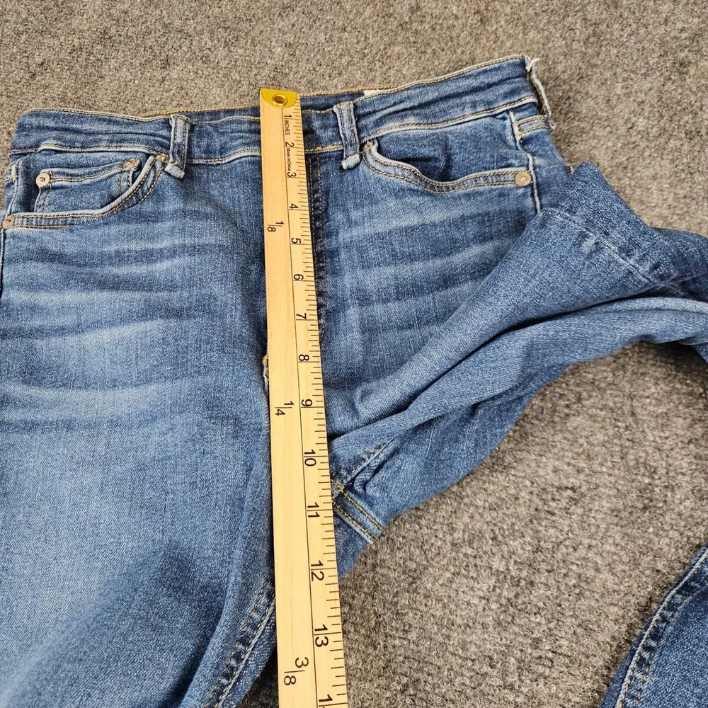 Rag & Bone Nina High-Rise Skinny Jeans Jinx Blue WDD22H2664TBJX Sz 27